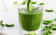 How to make cucumber, coriander juice
