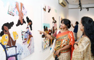 Artist Azizee Fawmi Khan’s solo art exhibition begins at AFD