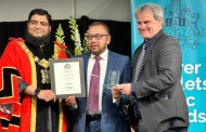 Writer, Journalist and Organizer Jahedi Karol received Tower Hamlets Council’s Civic Award
