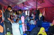 Indonesians protest against Rohingya refugees, clash with police