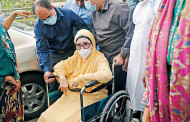 Khaleda Zia admitted to hospital after she falls ill