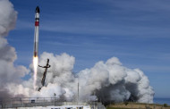 New Zealand rocket caught but then dropped by helicopter