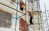 Odisha: State government starts repairing Dhauli Peace Pagoda