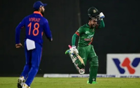 Mehidy Miraz stars as Bangladesh beat India by one wicket