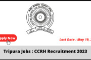 Tripura Jobs : CCRH Recruitment 2023