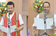 Two TIPRA MLAs sworn-in as ministers, pledge to pursue ‘Greater Tipraland’ issue