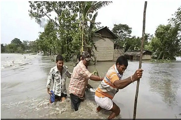 Over two lakh people affected by flood in Assam; seven districts affected