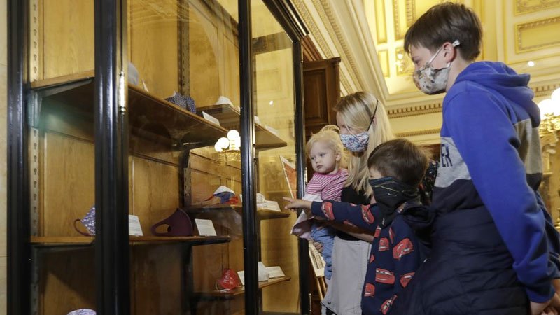 Czech National Museum exhibits masks made during coronavirus pandemic