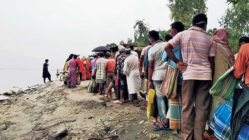 For them, walking to Bangladesh is easier