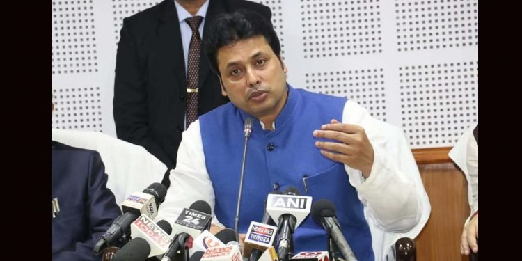 Media houses should act more responsibly, says Tripura CM Biplab Deb