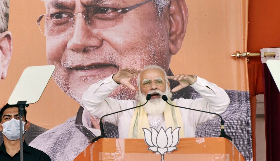 Modi slams opposition alliance in his first Bihar rally