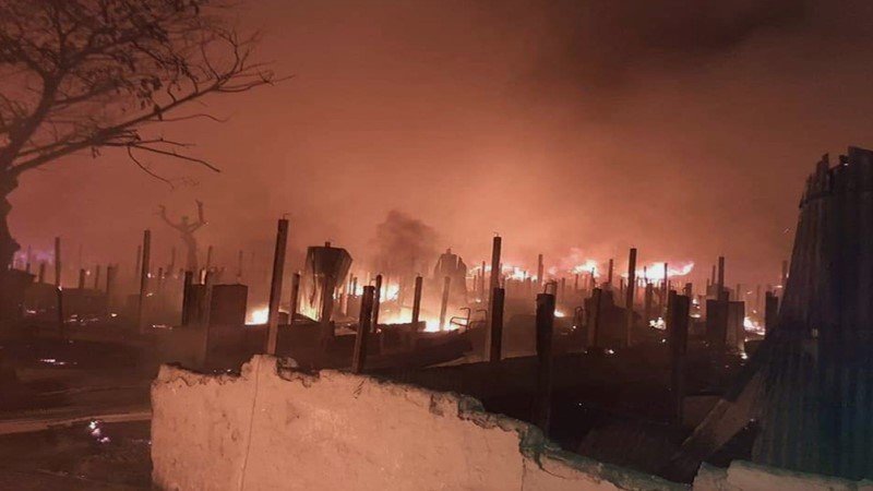 Cox’s Bazar Rohingya camp fire guts over 400 houses