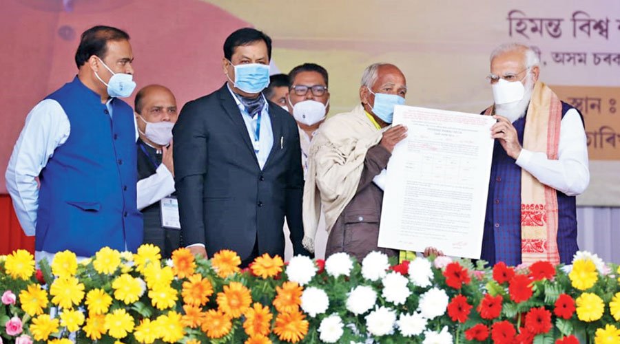 Modi silent on CAA in Assam