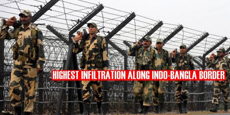 India-Bangladesh border reported highest infiltration in two years: MHA