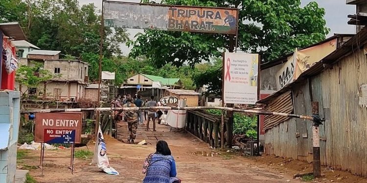 Tension erupts at Tripura-Mizoram border after Forest team barred from setting up check post