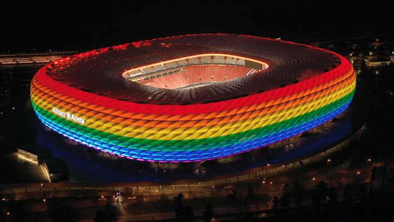 'UEFA respects the rainbow'