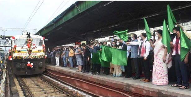 Vista dome tourist special train service between Guwahati-New Haflong flagged off