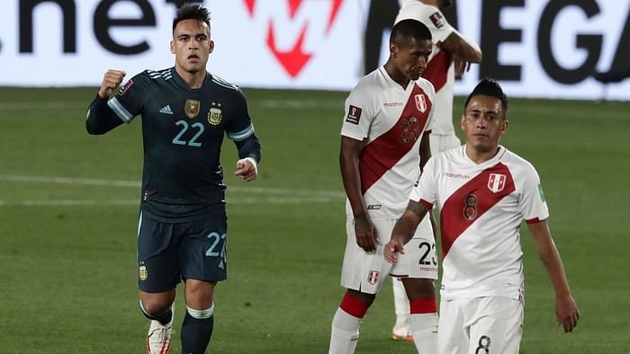 Martinez takes Argentina run to 25 unbeaten, Brazil thrash Uruguay