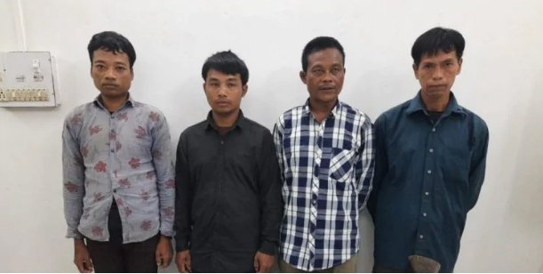 Four NLFT (PD) militants surrender before the Tripura police