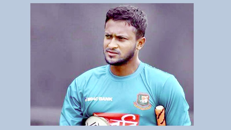 Shakib ruled out for T20 World Cup due to a hamstring injury.