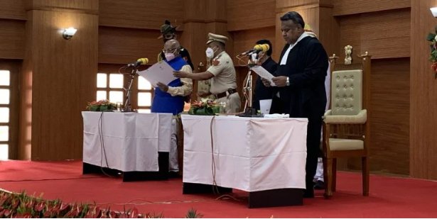 Indrajit Mohanty sworn-in as new chief justice of Tripura HC