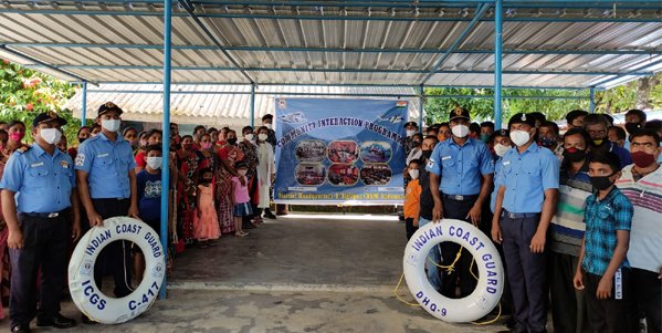 Coast Guard Conducts CIP and Medical Camp for Fishermen Community at DB Gram, Diglipur