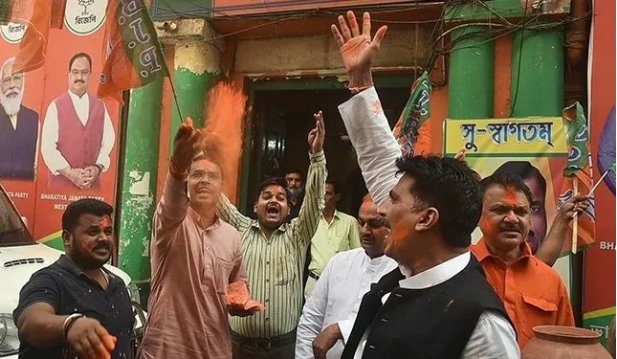 BJP sweeps Tripura civic body polls, wins 217 of 222 seats