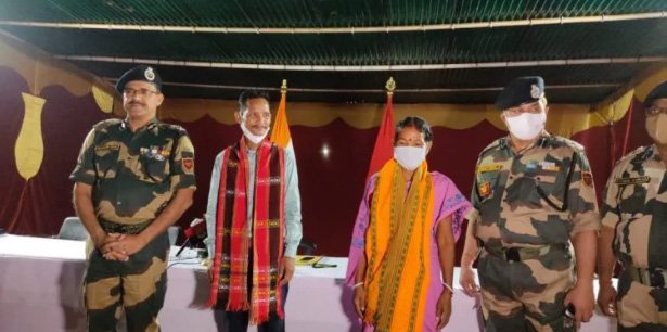 Tripura Top NLFT (BM) leader surrenders before BSF in Agartala