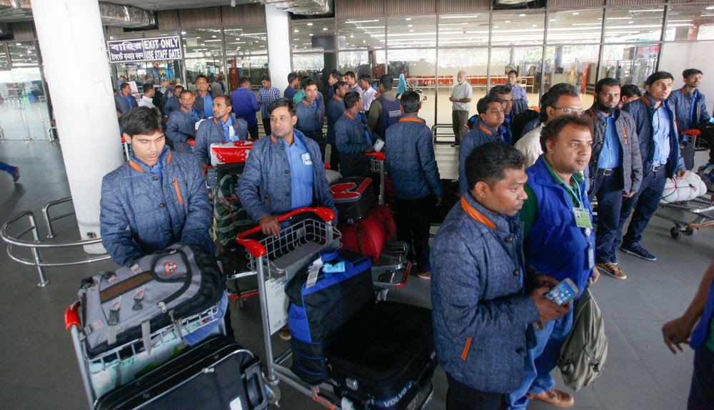 92 more Bangladeshi workers left Dhaka for South Korea