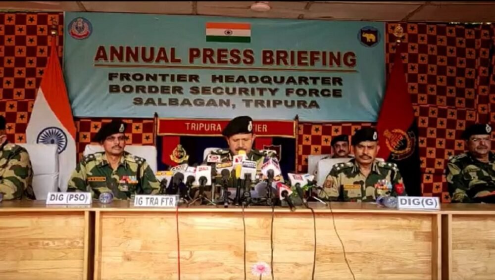 Six gaps along India-Bangladesh border fenced, cross-border infiltration reduced in Tripura: BSF