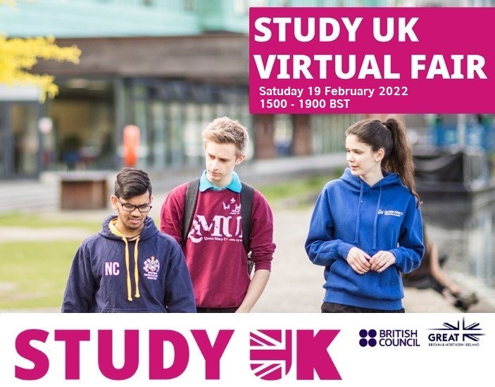 Study UK Virtual Fair 2022 to be held on February 19