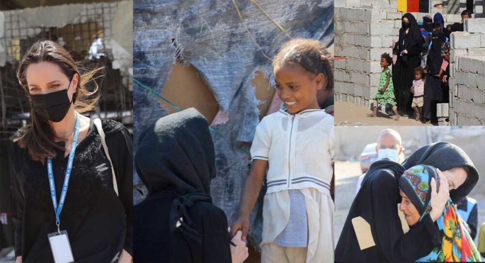 Angelina Jolie reaches Yemen to help refugees