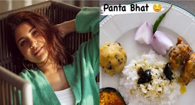 Anushka Sharma drools over Bengali dish panta bhat