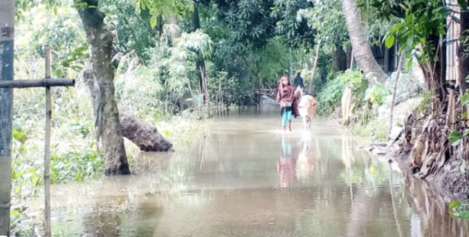 Flood damages 552 km roads, 8 bridges in Sunamganj