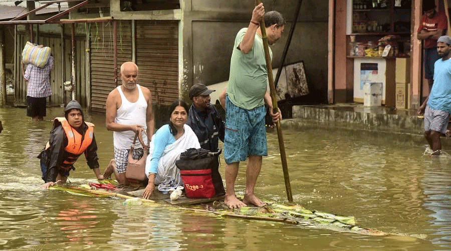 Assam suffers 195 human casualties in two waves of flood