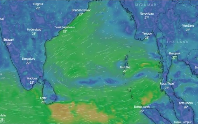 Low pressure formed over Andaman Sea likely to intensify into depression