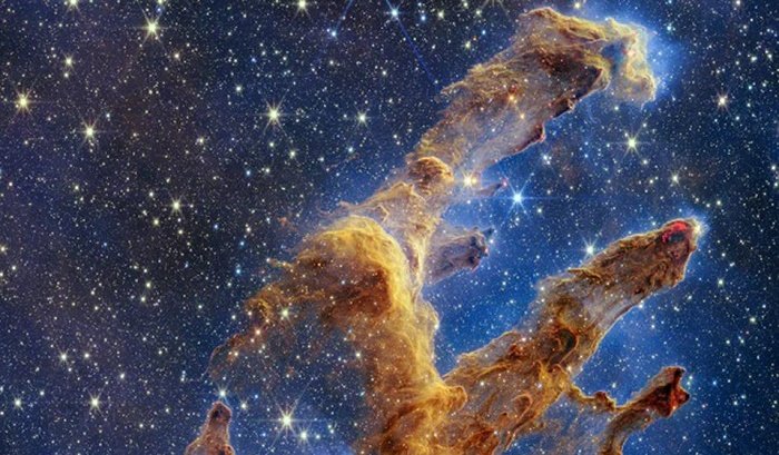 Iconic 'Pillars of Creation' captured in new Webb image