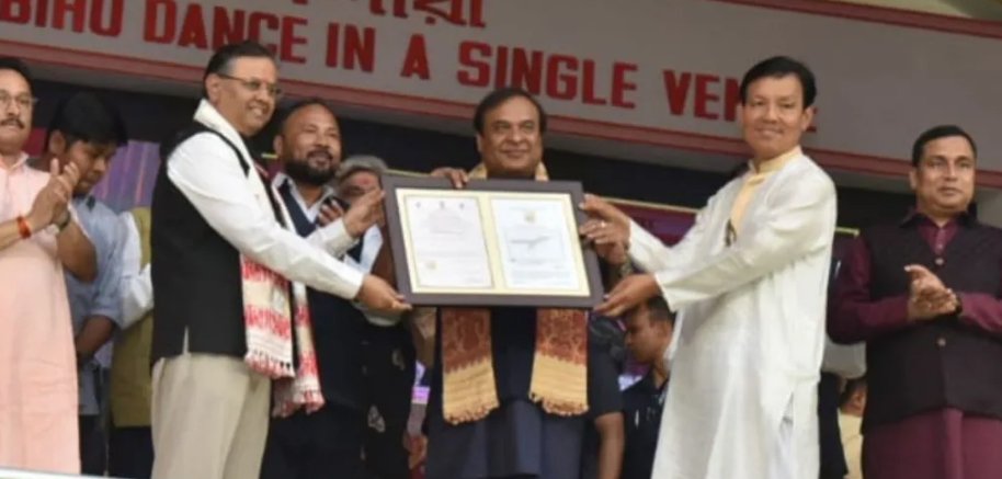 CM Himanta Biswa Sarma receives GI Registration Certification for Gamosa