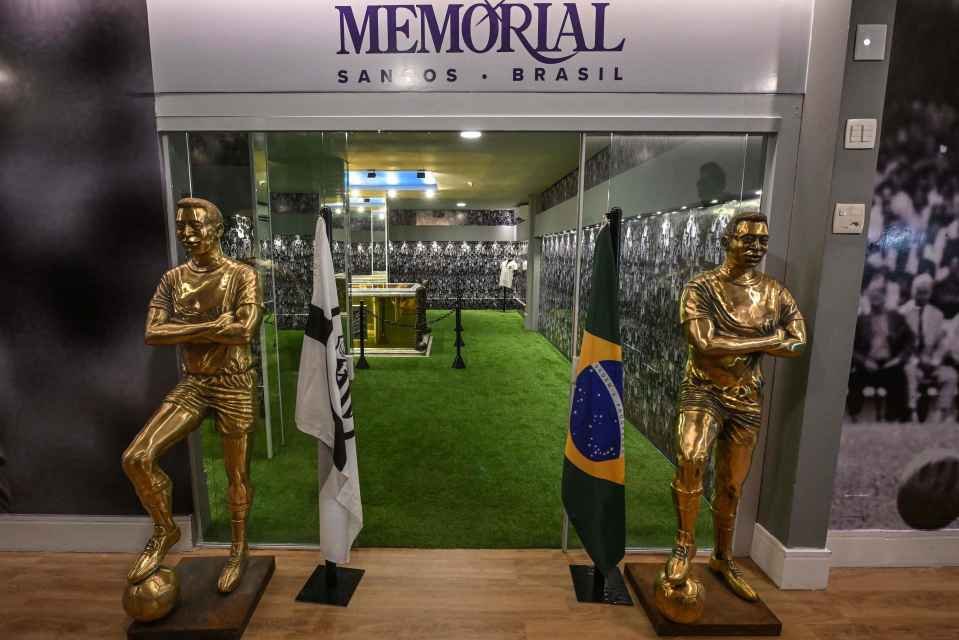 Pele's mausoleum in Brazil opens to public