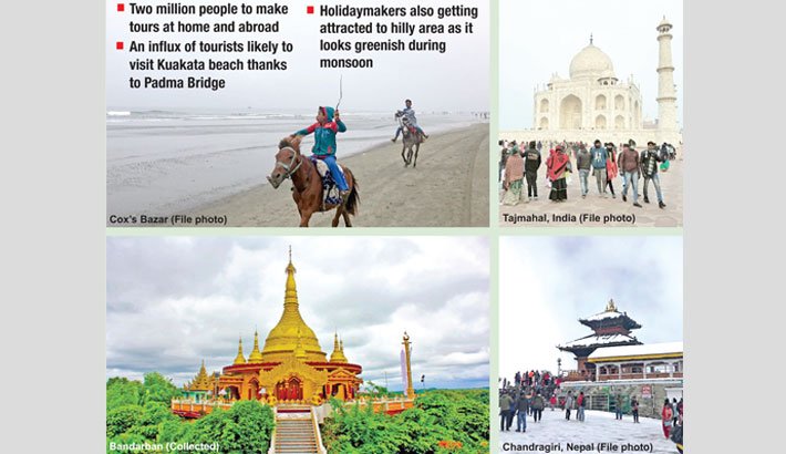 Eid vacationers to spend Tk 1,500cr