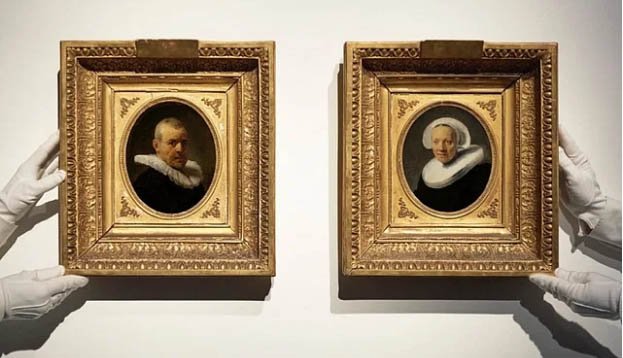 Lost Rembrandt portraits fetch more than £11 mn at auction