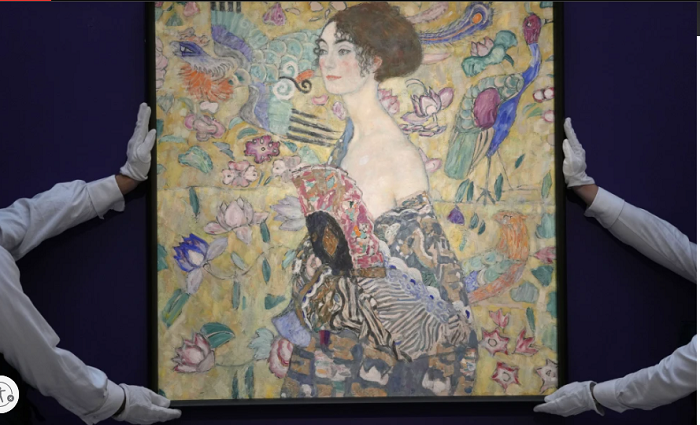 Klimt painting sets European record with $108 million price tag at Sotheby’s auction in London