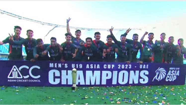 Bangladesh crush UAE by 195 runs to win maiden U-19 Asia Cup crown