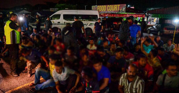 530 migrants including 94 Bangladeshis held in Malaysia