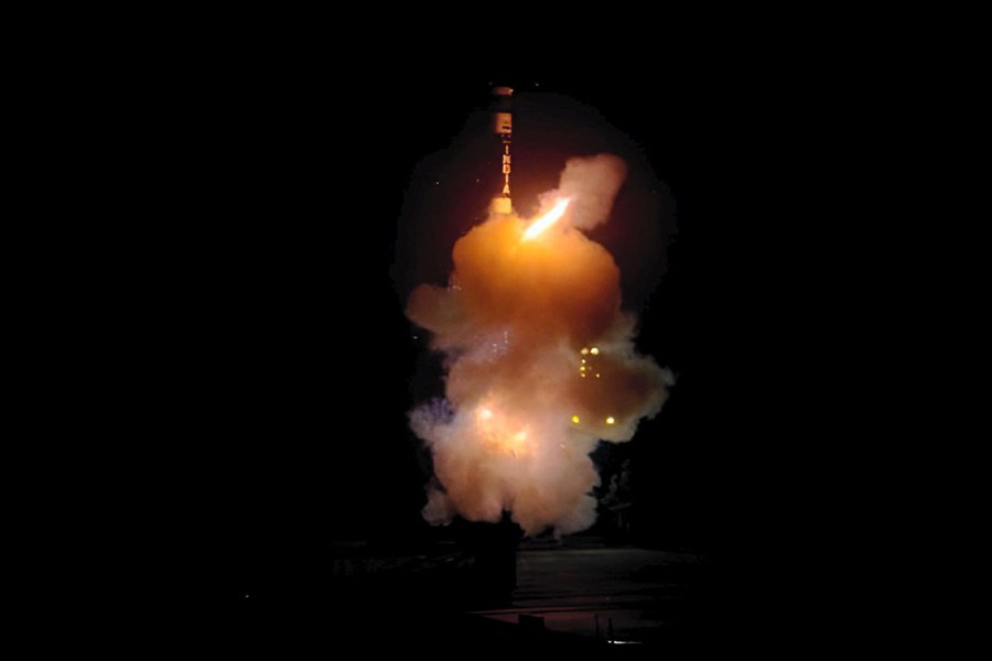 Odisha: Abdul Kalam Island successfully carries out night launch of nuclear capable missile