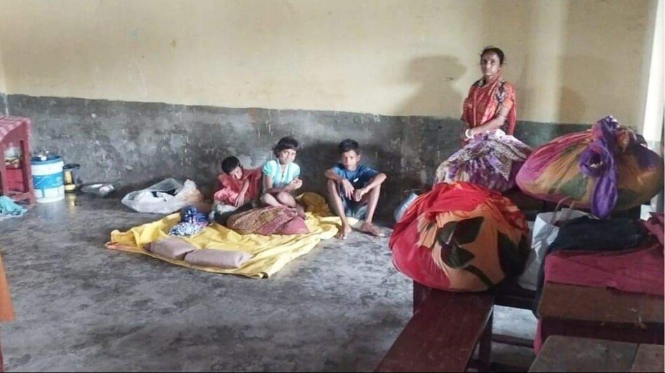 280 people moved to 10 relief camps in Tripura West District