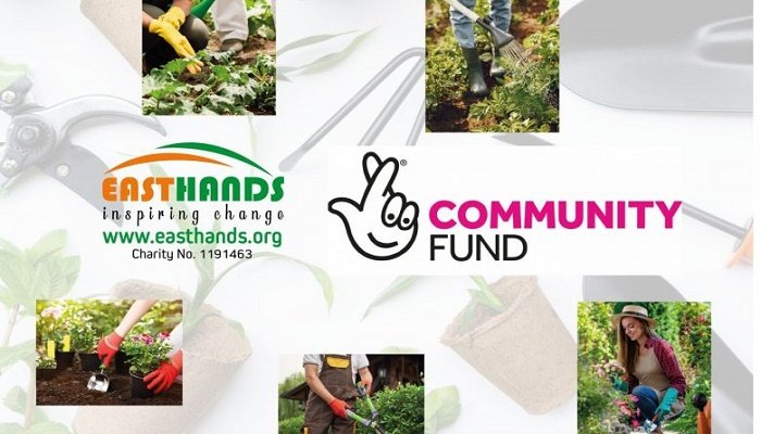East Hands Charity Gardening Project Receives Funding from The National Lottery Community Fund