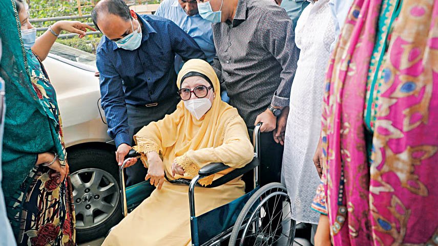 Khaleda Zia admitted to hospital after she falls ill