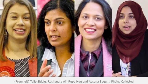 Tulip, Rushanara, Rupa and Apsana win from Labour party