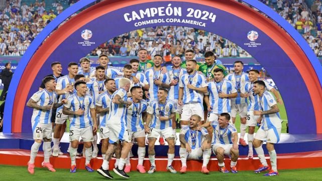 Argentina defeat Colombia to win record 16th Copa America title